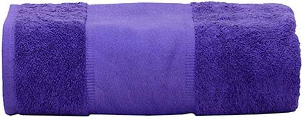 A&R AR077 | PRINT-Me Big Towel - Badetuch - 100 x 210 cm - Farbe: Purple - Größe: 100 x 210 cm