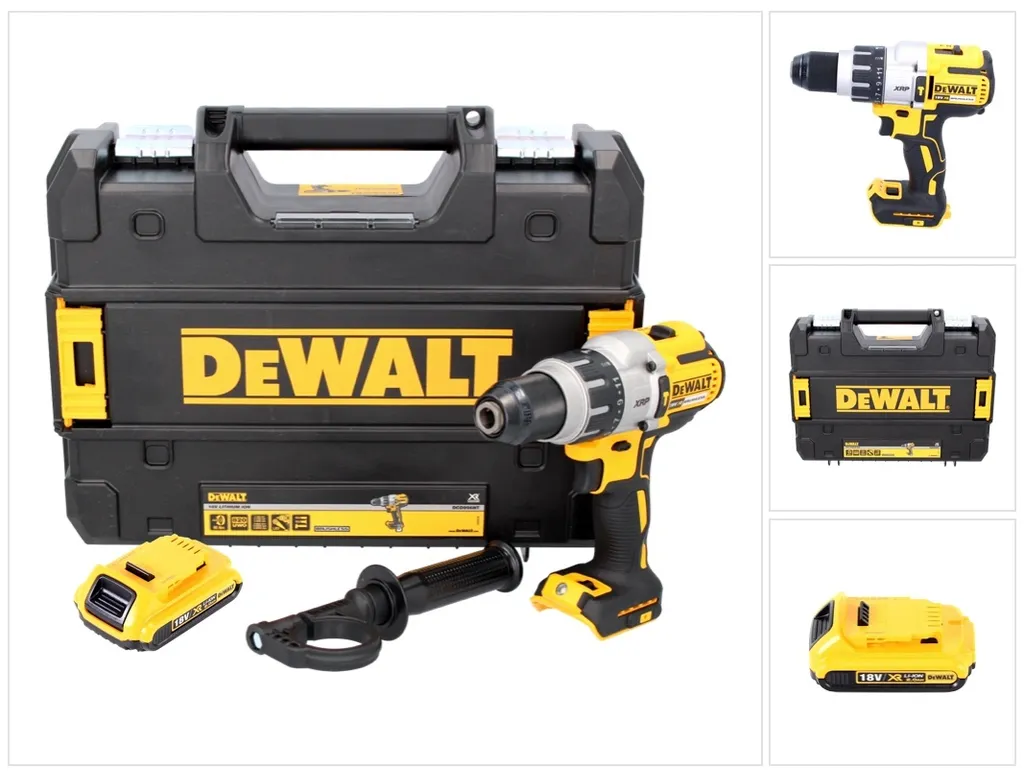 Perceuse DeWalt DCD 996 18V Brushless : Puissance de 95 Nm et Batterie