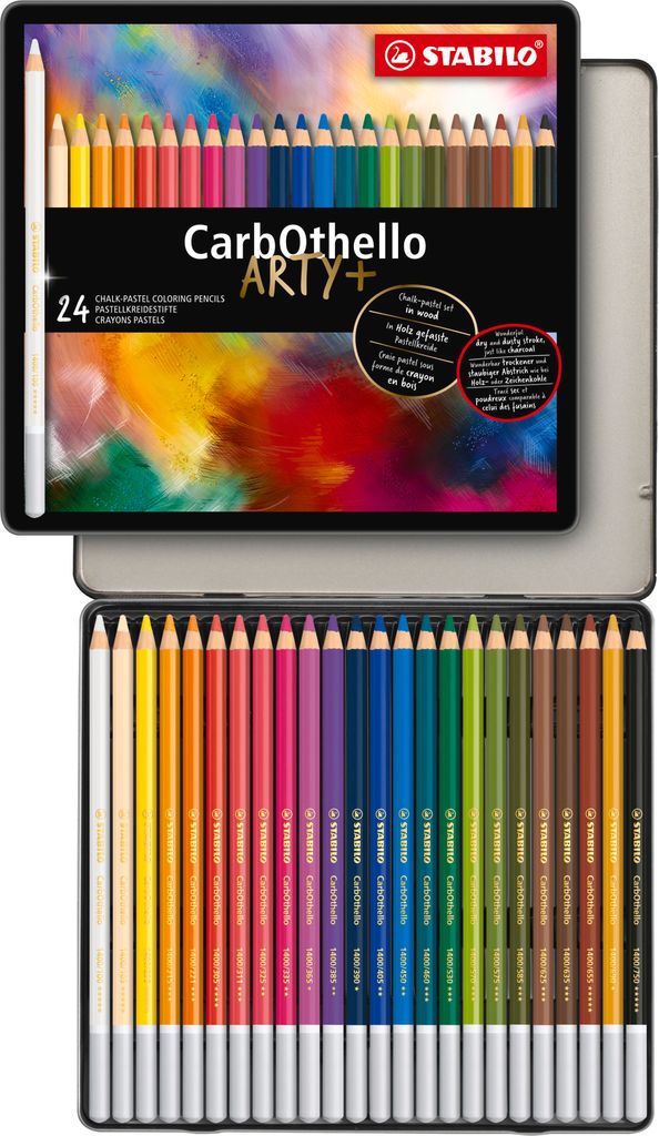 STABILO Pastellkreidestift -  CarbOthello - ARTY+ - 24er Produktbild 