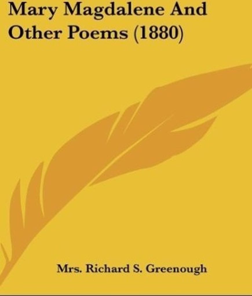 Mary Magdalene And Other Poems (1880)