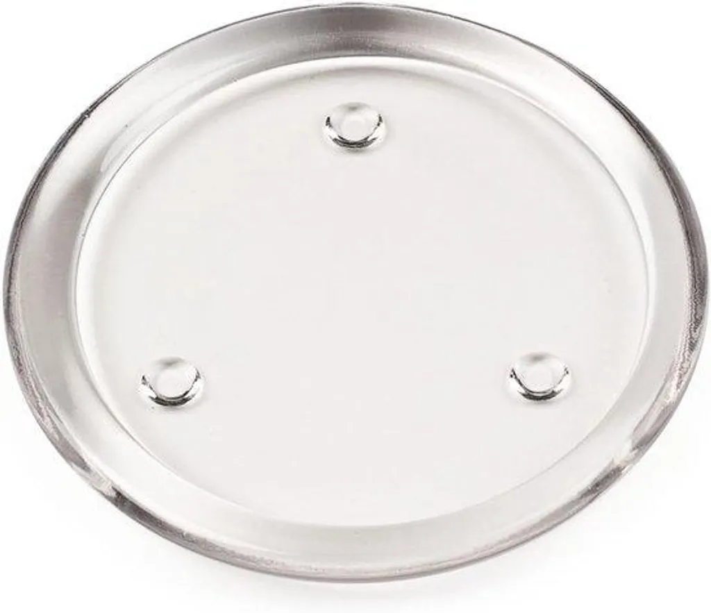 Support bougie en verre transparent pour décoration de table chic - 1pc