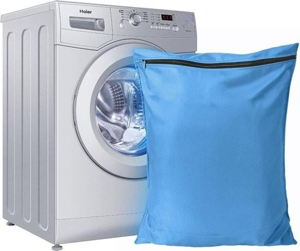 Wäschesäcke für Haustiere – Wäschesäcke aus Twill-Polyester – Große Wäschesäcke mit Reißverschluss – Verhindert das Verstopfen der W...