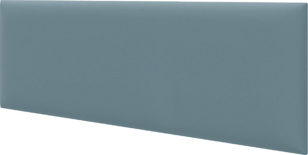 STEGU mollis MONO SMOKE Polsterpanel Akustik Glattstoff Taubenblau 90x30 cm