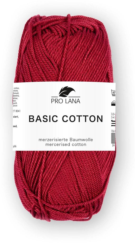 Pro Lana Basic Baumwolle uni 50 g/125m – dünne Wolle zum Produktbild 