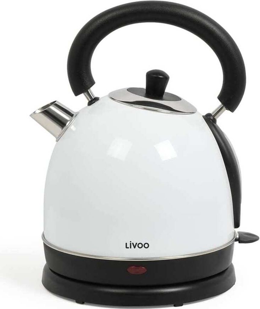 Livoo Vintage-Früstücks-Set Edelstahl Weiß Produktbild 2
