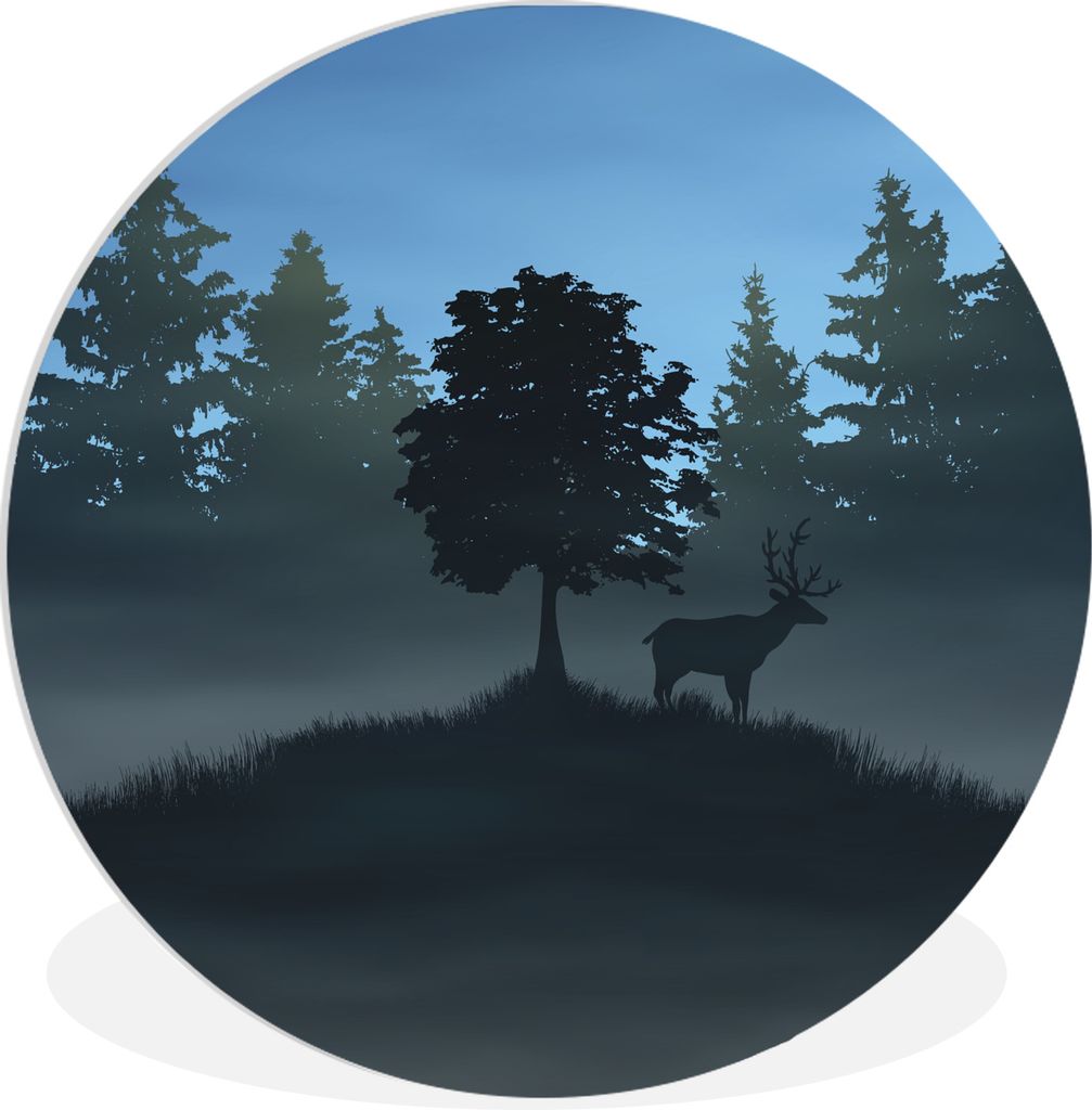 MuchoWow - Schlafzimmer - Bilder - Der Kreis - Kunst für die Wohnung - Plastik - Kunstdruck - Wandbild