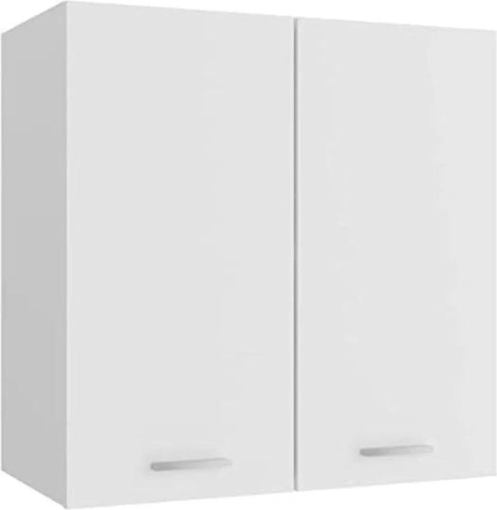 Armoire de cuisine blanche 60 cm - Colonne de rangement blanc mat