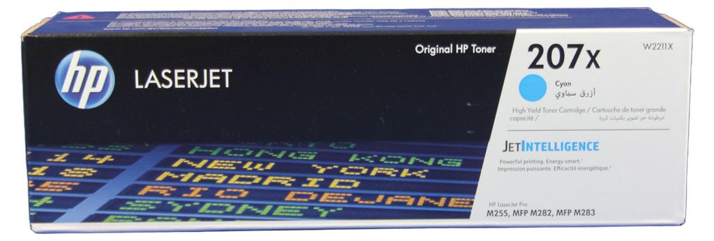 Toner HP W 2211 X cyan No. 207 X Image du produit 