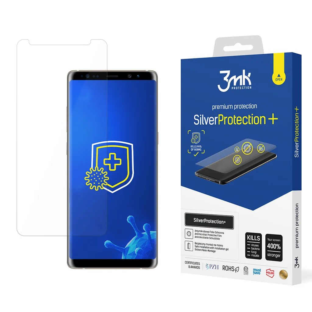 Protezione Igienica Samsung Note 8 - 3mk SilverProtection+ 24/7