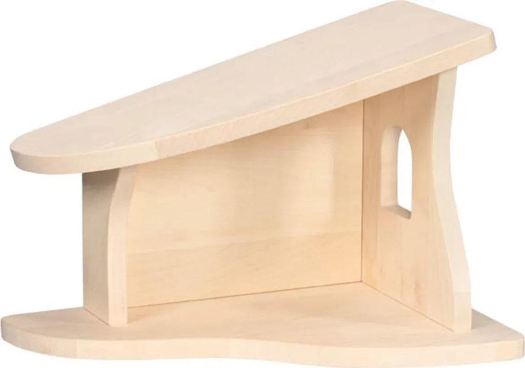 Crèche de Noël en Bois Holztiger Étable pour Décoration et Jeu Créatif