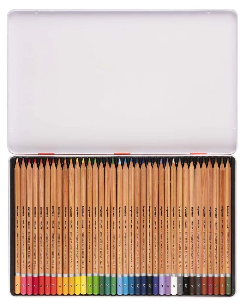 Crayons aquarelle Bruynzeel Expression 36 : finissez-en avec les mines cassées