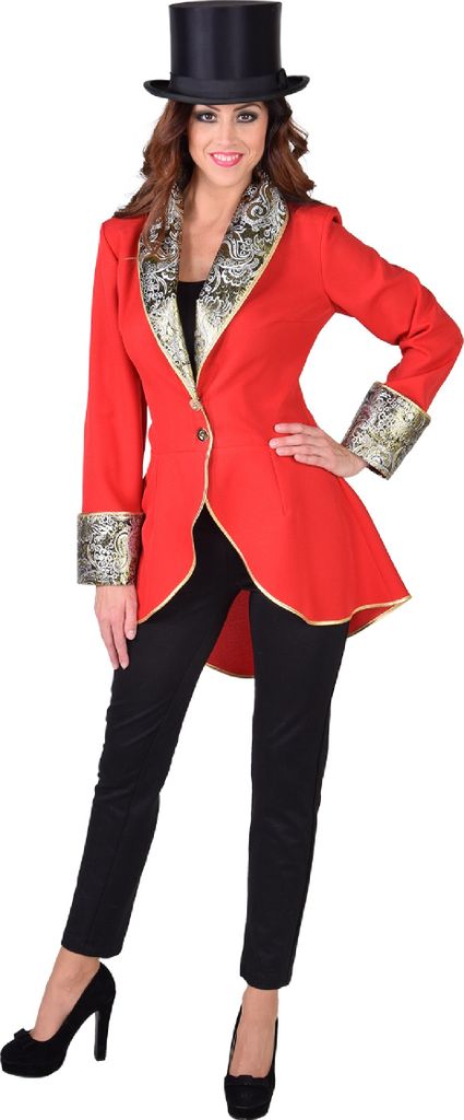 M218188-7-XXL rot Damen Party Theater Jacke Gr.XXL