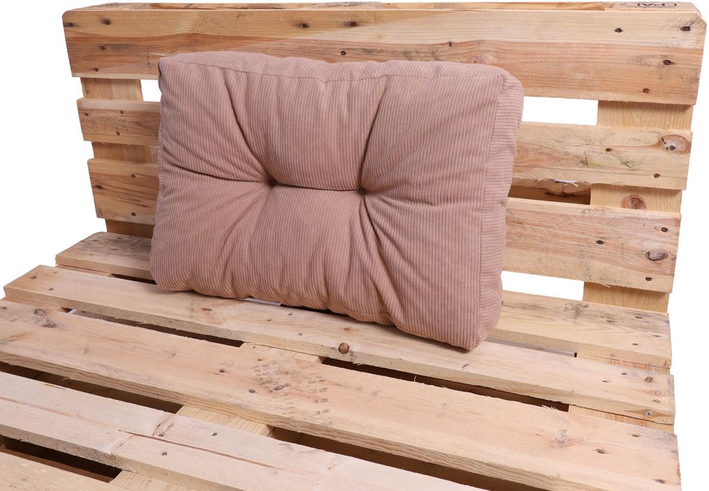 TexDeko Garden Cord Seitenkissen 60x40x20/10 cm – weicher Produktbild 