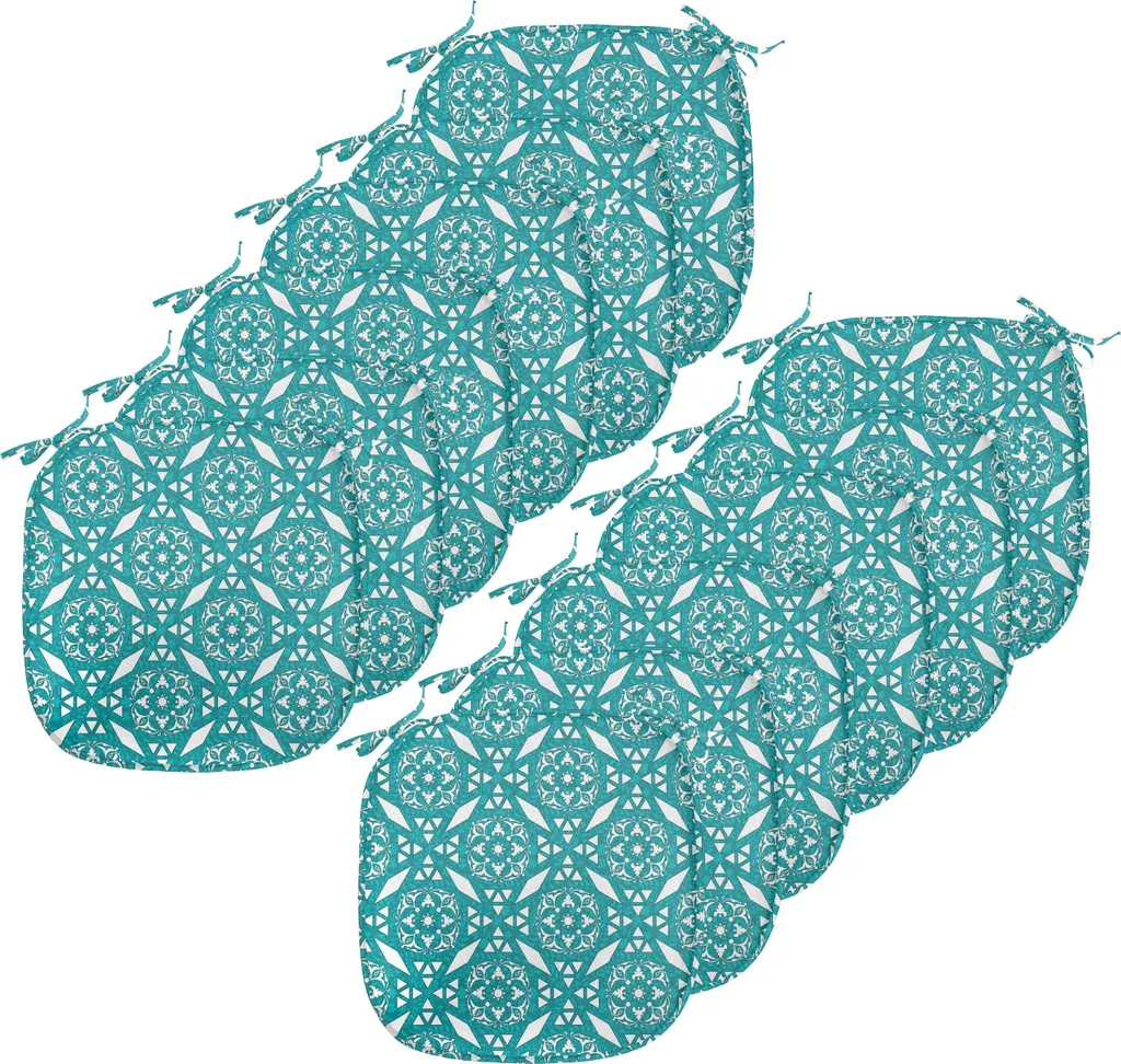 Set 12 Cuscini Sedie 40x40 ABAKUHAUS Verde Acqua - Offerta Esclusiva