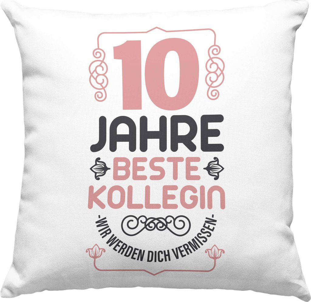 Trendation - 10 Jahre Kollegin Jubiläum Geschenk Idee (Blau)