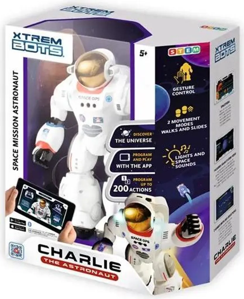 Robot Programmable Charlie l'Astronaute Xtrem Bots - Robotique Enfant - 2