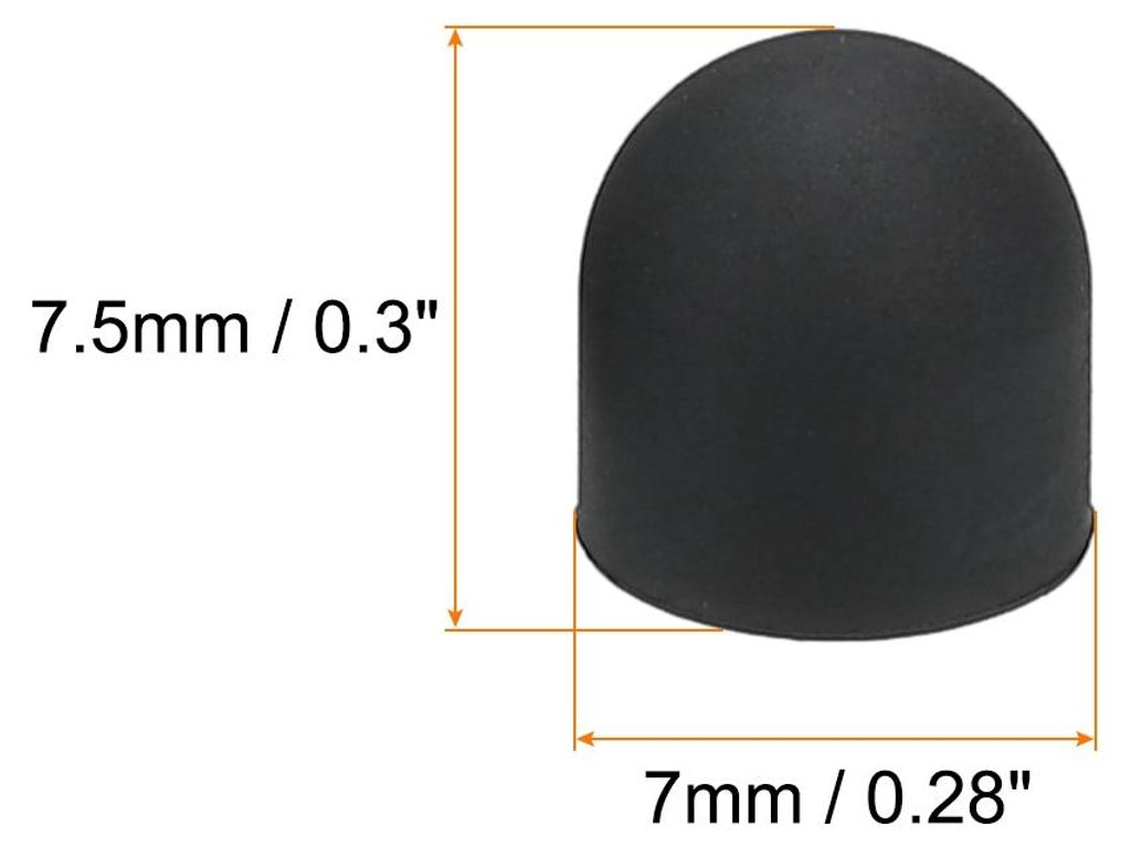50 Stš¹ck Stylus Stiftspitzen Leitf?hig Silikon Gummi Kapazitiv Touchscreen Stifte Spitze Weich Universal Ersatz 7mm