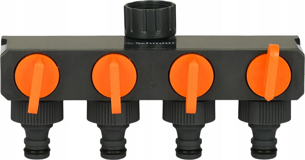 Schmith Premium Wasserverteiler 4-Wege Universal Kunststoff Produktbild 