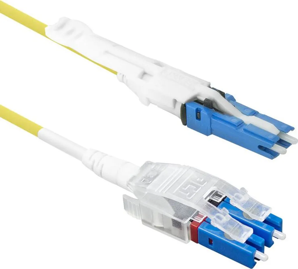 ACT Cavo Fibra OS2 7m Uniboot Duplex CS-LC: Massima Densità 400G/800G - 1