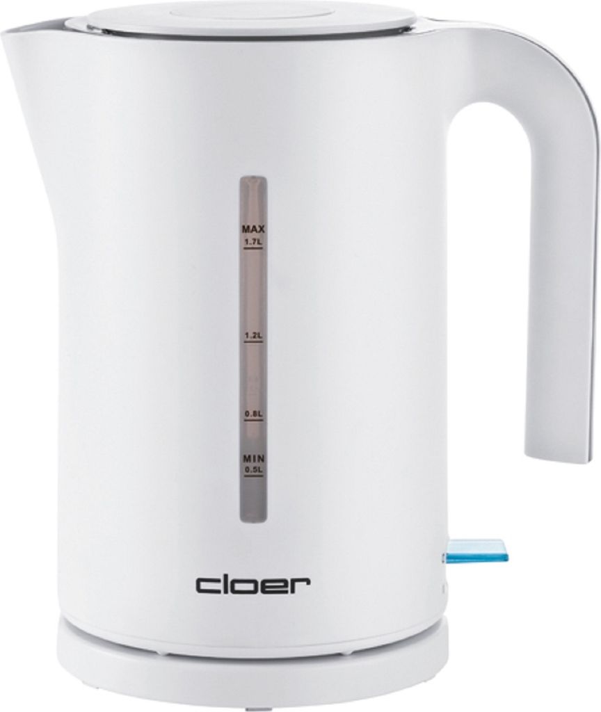 Cloer Wasserkocher weiß Kunststoff Produktbild