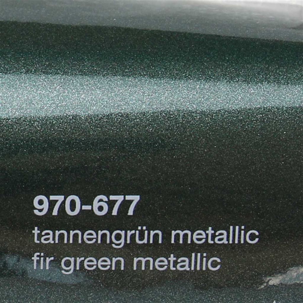 (25€/m²) Oracal 970RA Autofolie 677 Tannengrün Metallic Glanz Folie 152 cm Breite Laufmeterware gegossene Auto Folie selbstklebend