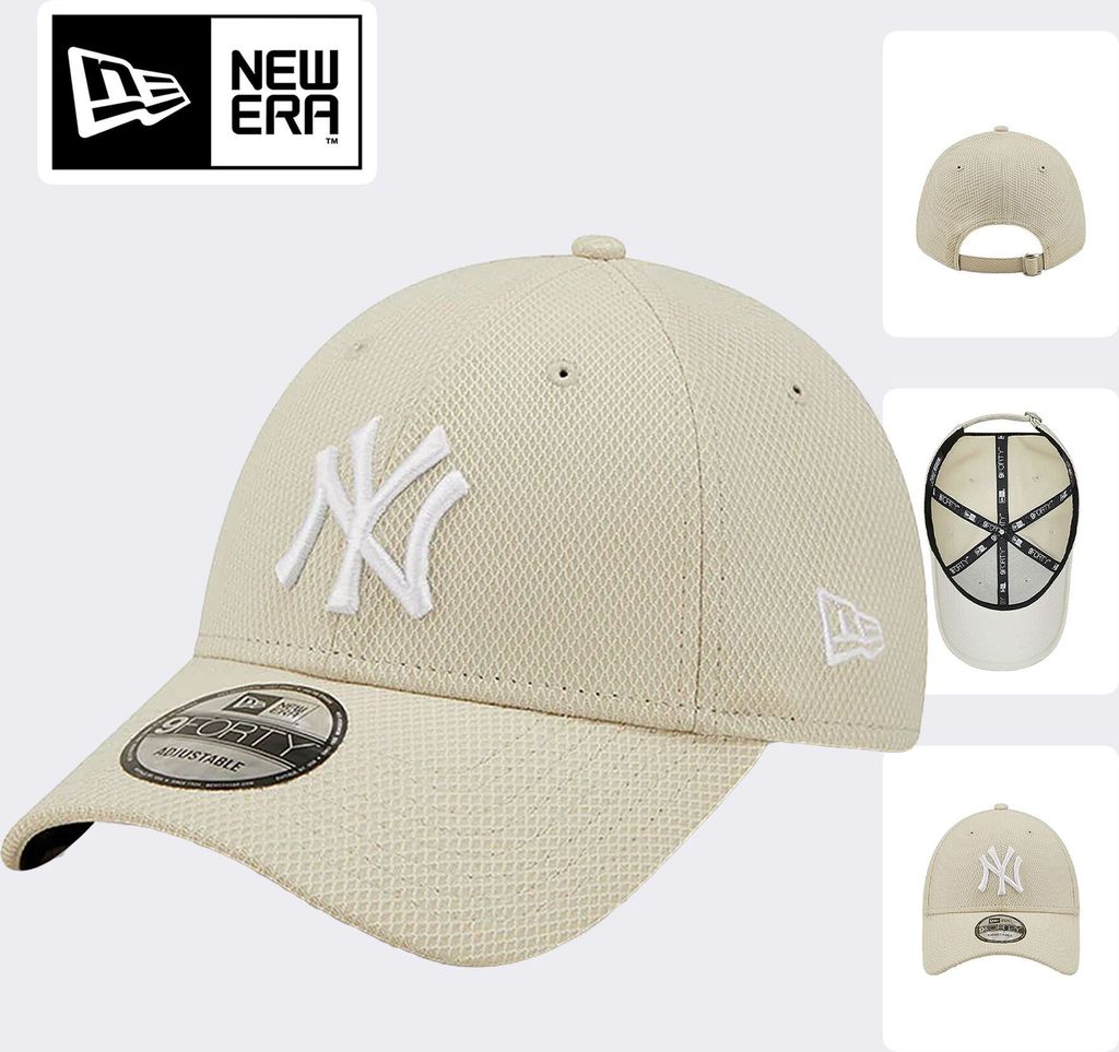 New Era 9FORTY Yankees Cap Beige mit Meshstruktur One size Produktbild 