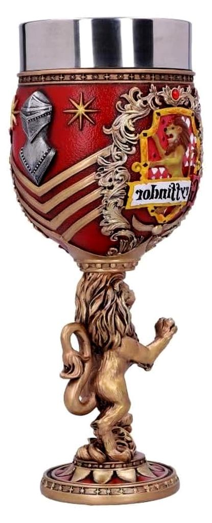 Sammelkelch Harry Potter Gryffindor Hogwarts-Haus, Kunstharz, Rot/Goldfarben, 1,25 Picometer