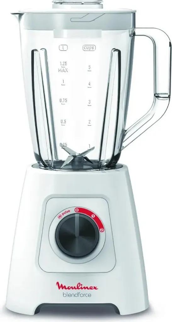 Moulinex Blendforce 2 LM420110 - Blender 2L 600W Blanc Haute Performance