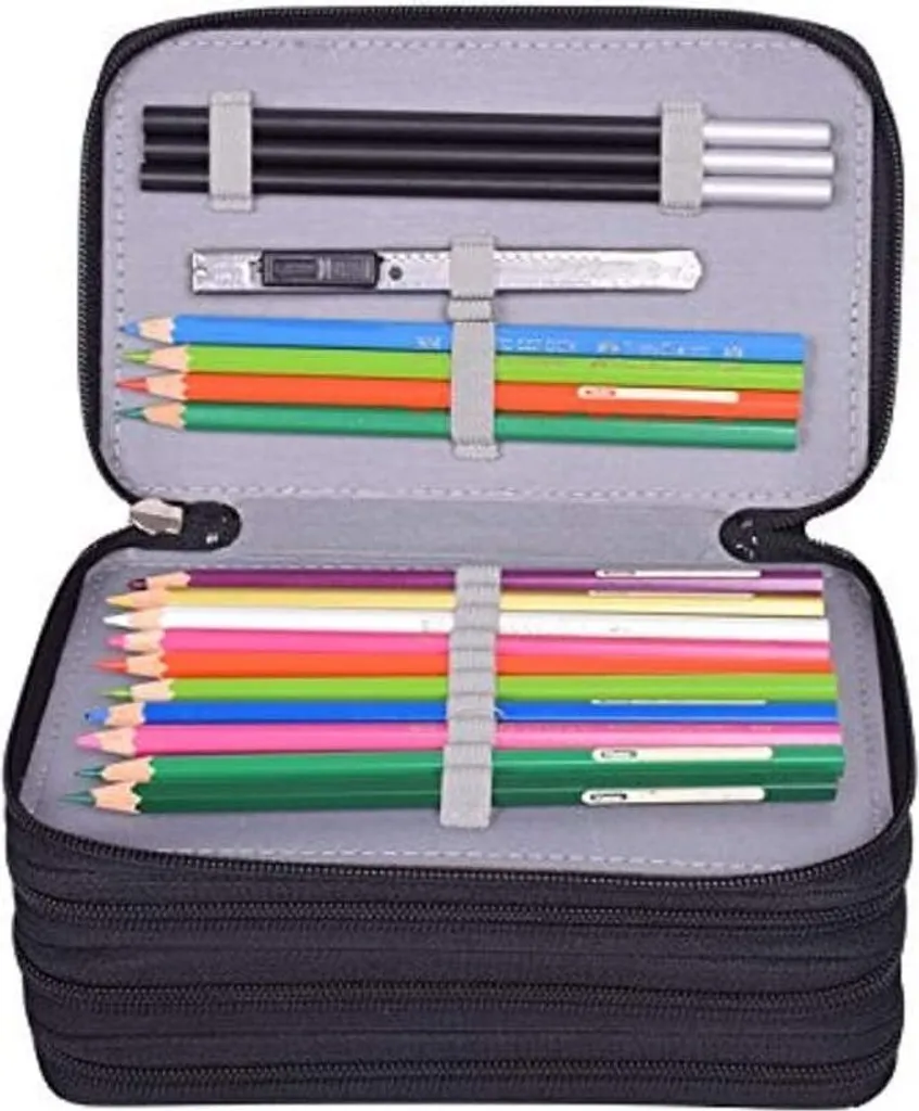 Lamdoo Federmäppchen Aus Marmor-Optik - Lustiges & Stylisches Etui Für Schule & Alltag In Pink