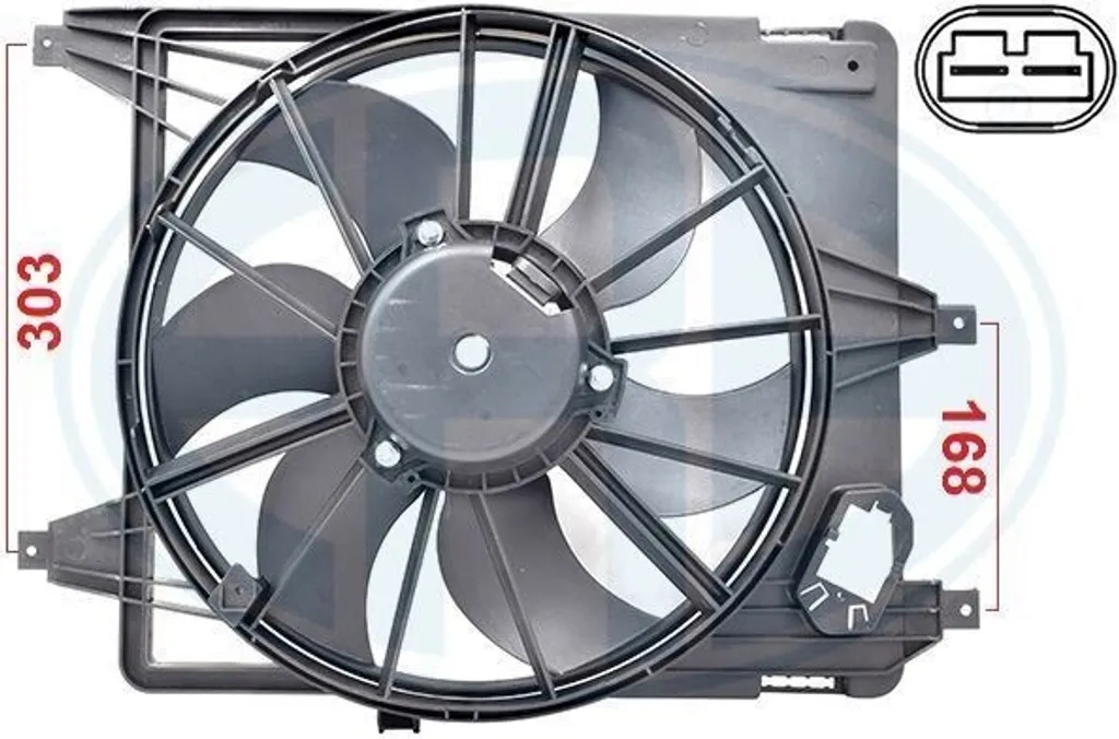 Ventilateur moteur pour Dacia Logan et Sandero I - Système de refroidissement