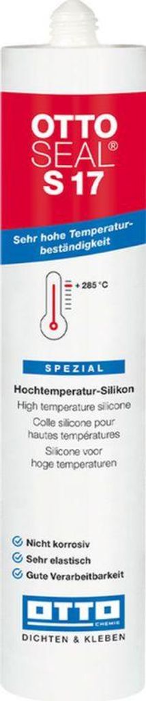 OTTOSEAL S 17 Das neutrale Hochtemperatur-Silikon S 17 310ML C65 ROTBRAUN