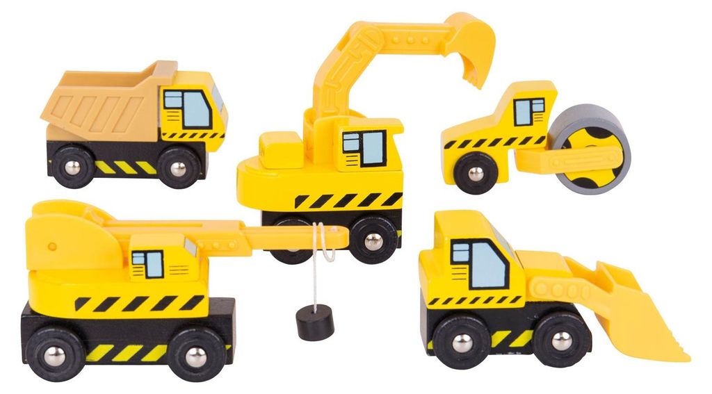 Bigjigs Rail Stavební stroje Obrázek produktu 