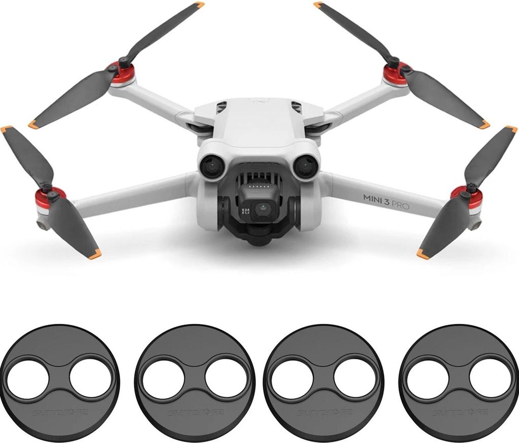 Motorabdeckungen und Kappen für DJI Mavic Mini / 2 / SE / 3 / 3 PRO / 4 PRO - Schwarz