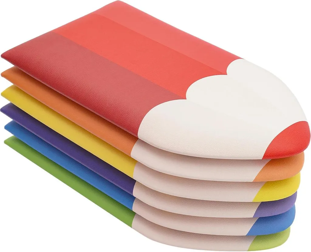 Protection Murale Chambre Enfant - 6 Panneaux 3D Crayon Simili Cuir