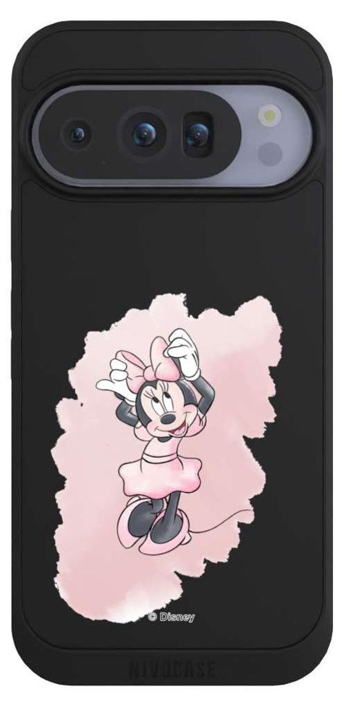NIVOCASE Handyhülle für Google Pixel 10 Pro Hülle NIVOpure Case Schwarz Disney Motiv ohne Hintergrund