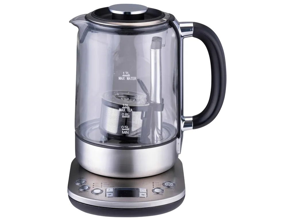 Bouilloire Électrique à Température Réglable 1,7L Alpina en Verre