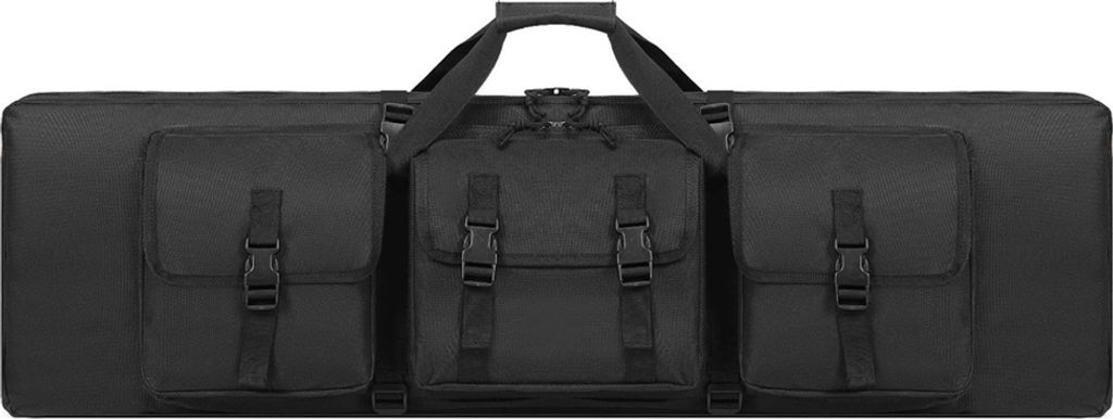 Langer Doppelrucksack Outdoor Soft Carry Schutzrucksack fuer Jagdschiessen