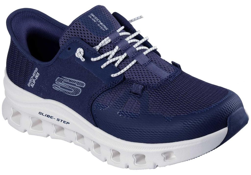 Skechers Glide Step Slip In Sneaker Blau Zdjęcie produktu 