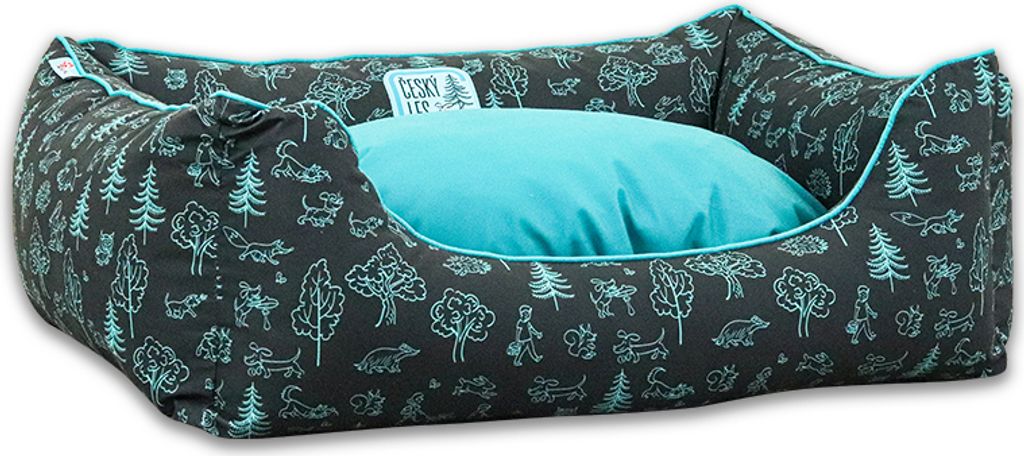 Akinu ČESKÝ LES Pelech pro psy nebeská modrá M 75 x 55 cm Obrázek produktu 