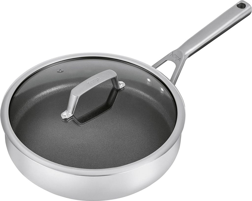 Ninja C60126DE, Rund, Allzweckpfanne, Schwarz, Edelstahl, Produktbild 