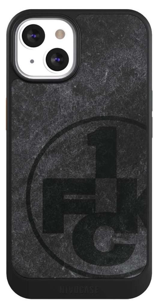 NIVOCASE Hülle für Apple iPhone 13 Handyhülle NIVOcore Case Schwarz 1. FC Kaiserslautern 1. FCK Beton