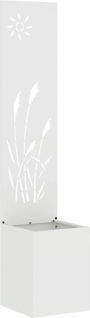 vidaXL Garten Sichtschutz-Leinwand Weiß 32 x 150 cm