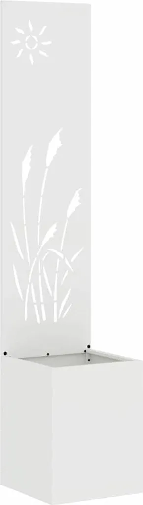 Divisorio Decorativo Bianco vidaXL | Privacy Giardino 32x140cm