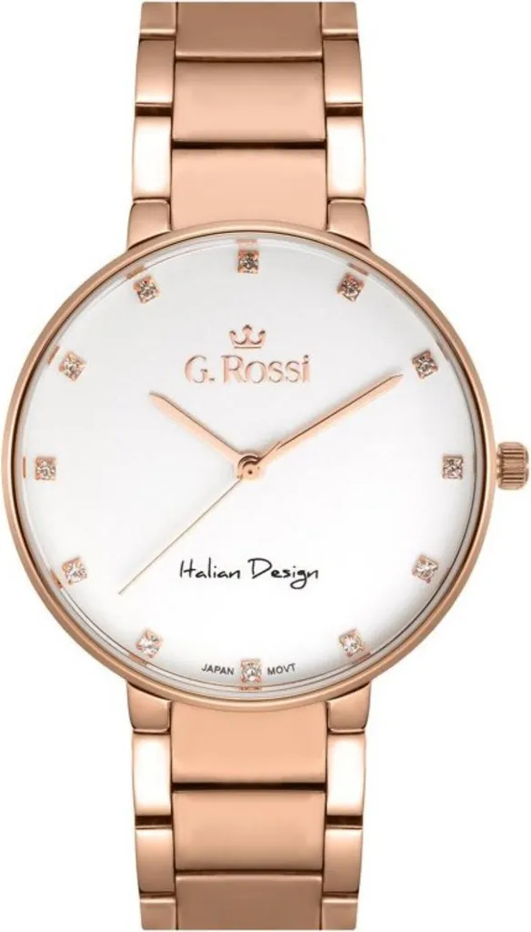 Montre G. Rossi 11155B23D3 pour femme en acier avec cadran nacré élégante