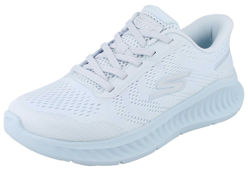 SKECHERS Slip-ins Go Walk Now Damen Schlupfsneaker hellblau Produktbild 
