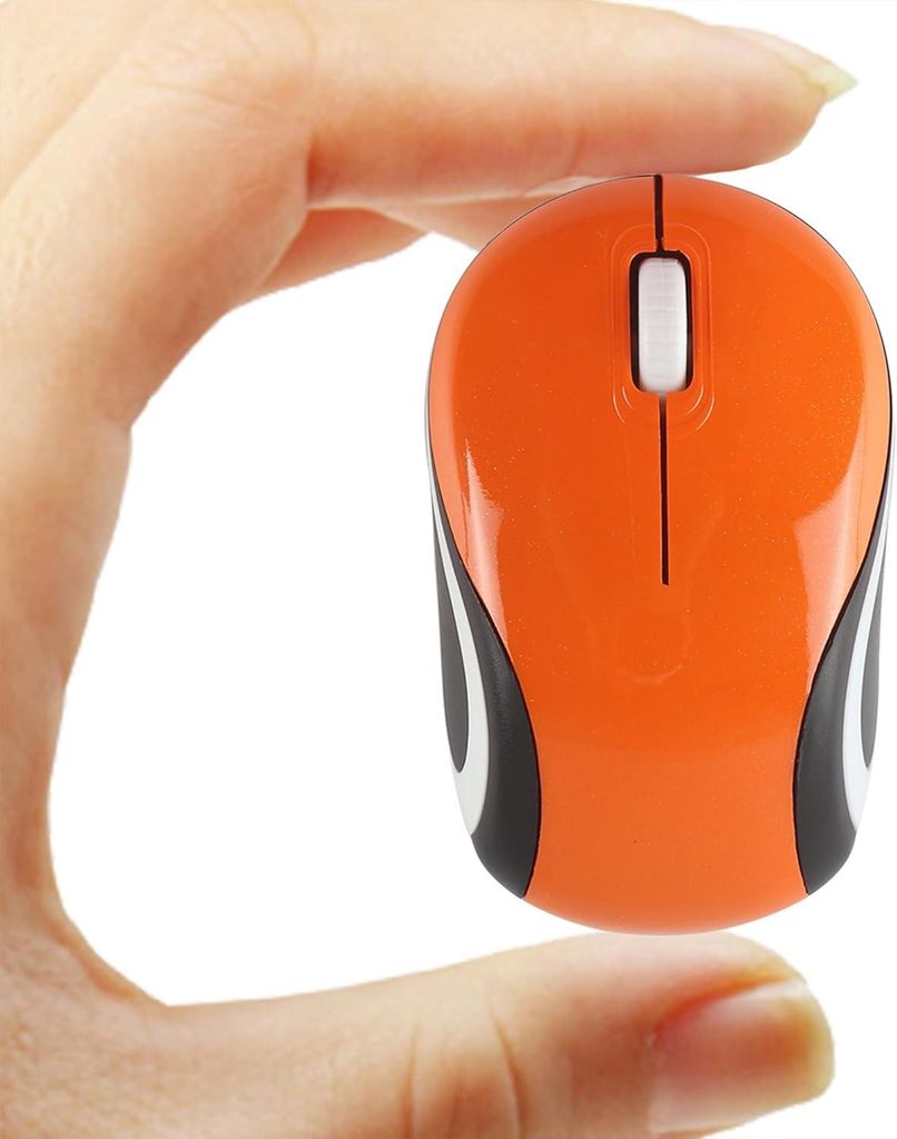 Mini-Computermaus Kleine Größe Tasche Tragbare Reise USB Optische Mäuse 3 Tasten 1000 DPI Kabellose für Laptop PC Computer Notebook Kinder Gesc...