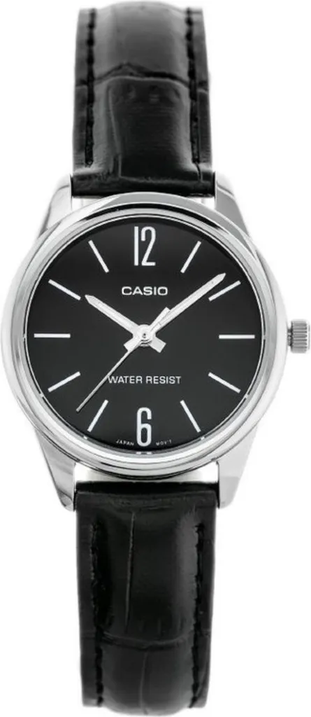 Orologio Casio LTP-V005L-1BUDF Donna Pelle Nera | Originale Casio Italia