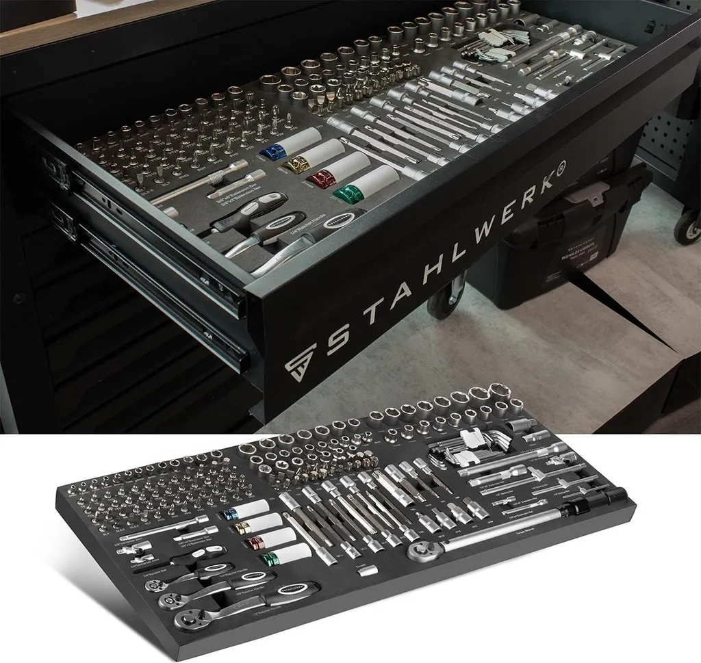 Coffret d'outils 186 pièces STAHLWERK pour ne plus jamais manquer de douilles - 8