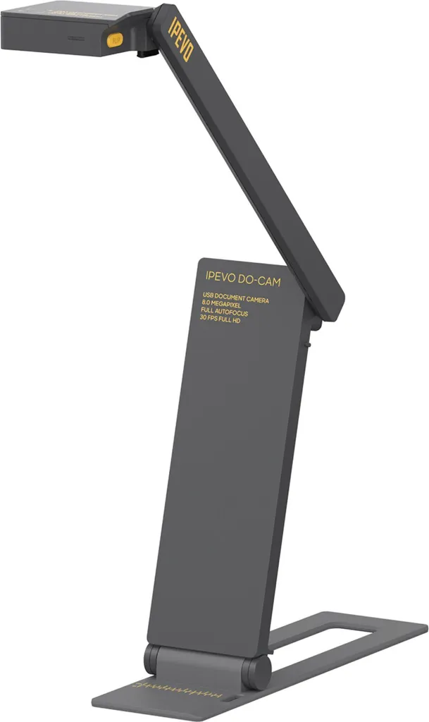 IPEVO DO-CAM Grey USB Visualiseur Portable 8MP pour Présentation Pro