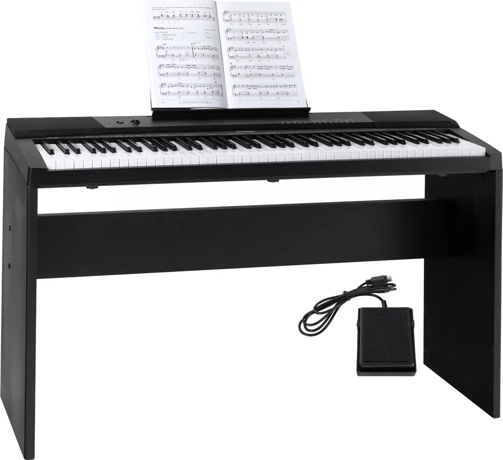 Piano numérique McGrey DK-88 avec 88 touches lestées et design élégant
